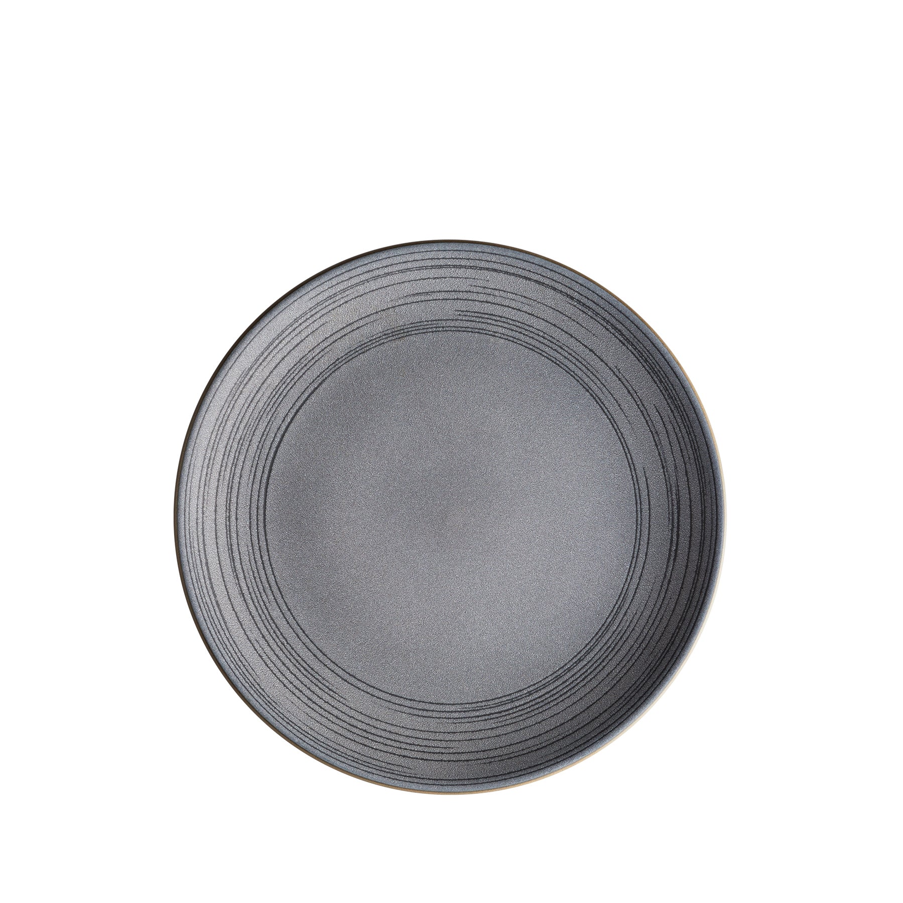 Echo Etched Dinner Plate in Indigo Zoom Image 1