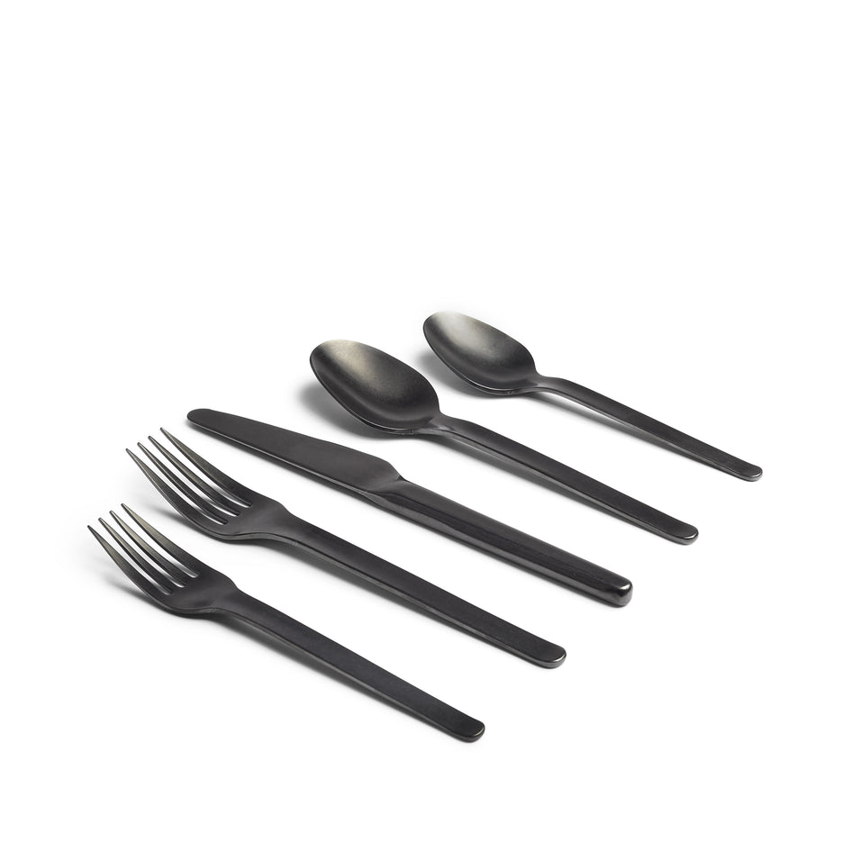 Muir Flatware in Onyx (5 Piece Setting) Zoom Image 2
