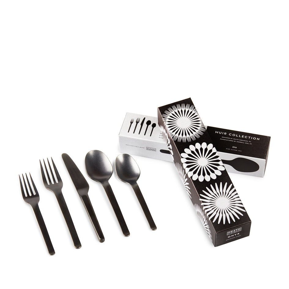Muir Flatware in Onyx (5 Piece Setting) Zoom Image 3