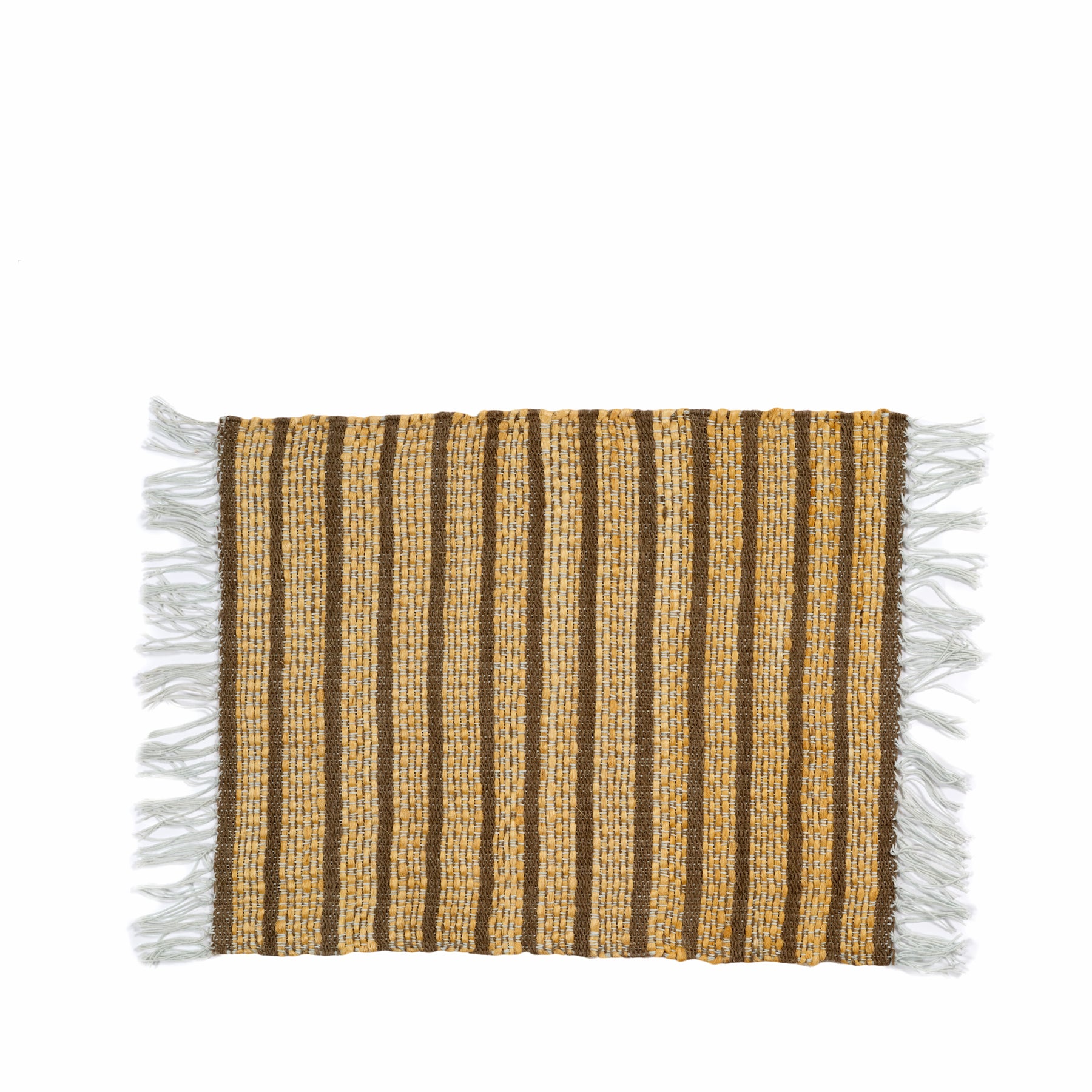 Antonia Placemat in Indigo and Grass Green Zoom Image 1