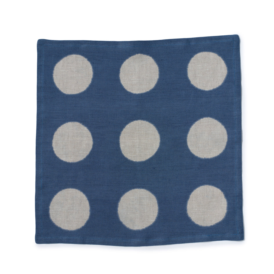Dots Napkin in Sea Blue Zoom Image 2