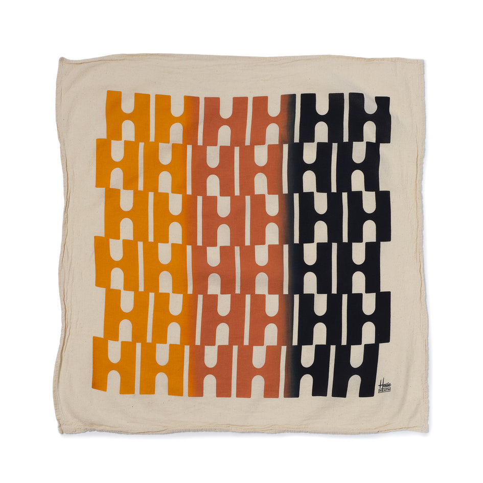 H-Pattern Tea Towels in Split Fountain (Set of 3) Zoom Image 2