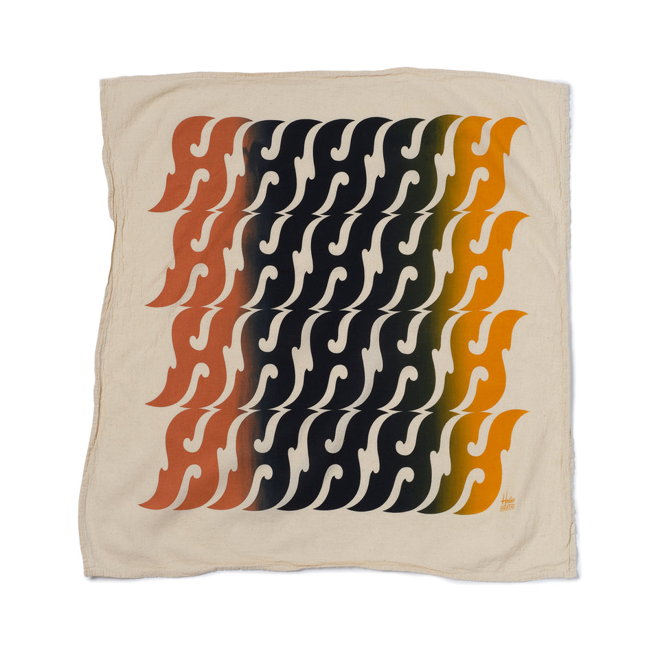 H-Pattern Tea Towels in Split Fountain (Set of 3) Zoom Image 4